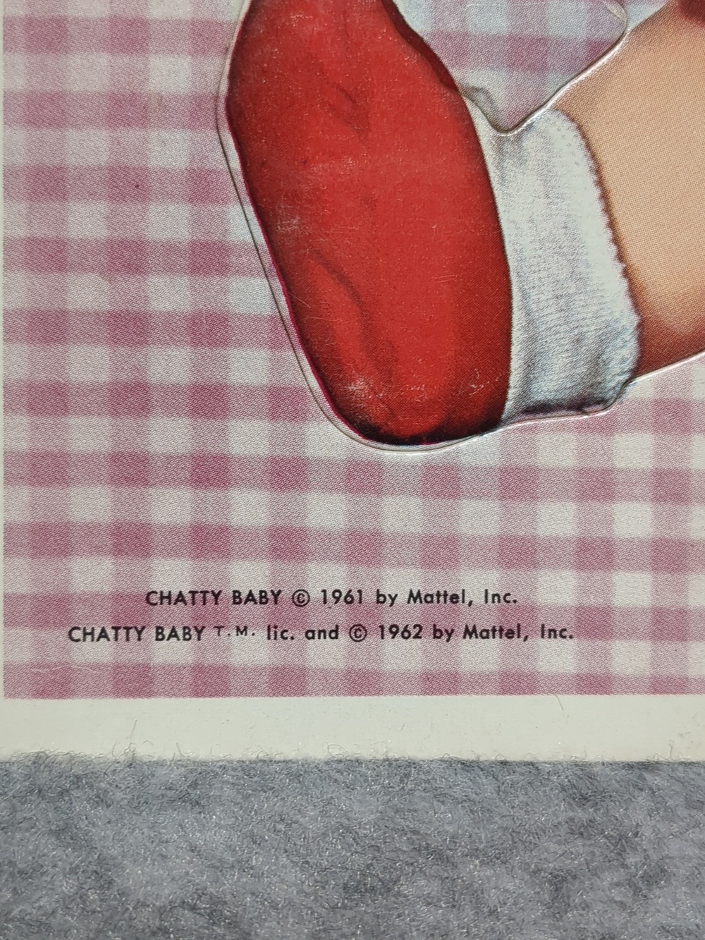 MATTEL CHATTY BABY FRAME TRAY Vintage PUZZLE  WHITMAN 1963 - Picture 6 of 12